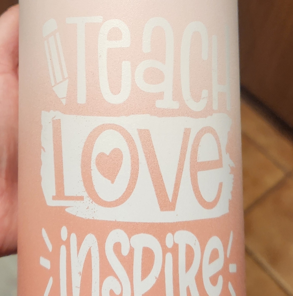Gradient Pink Inspirational Tumbler